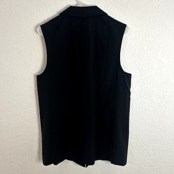 Sanctuary Relaxed Modern Vest Womens Size Large Black NWT - Picture 4 of 4